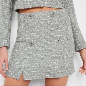 Express tweed skirt